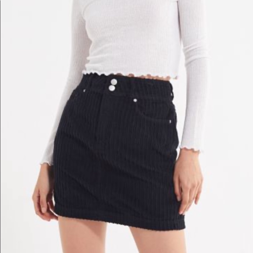 Corduroy Mini Skirt